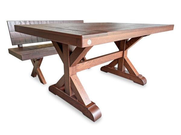 The Moscati Trestle farm table