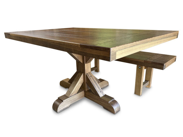 the moscati pedestal custom dining table